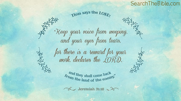 Jeremiah 31:16